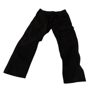 Black Wrangler Cargo Pants